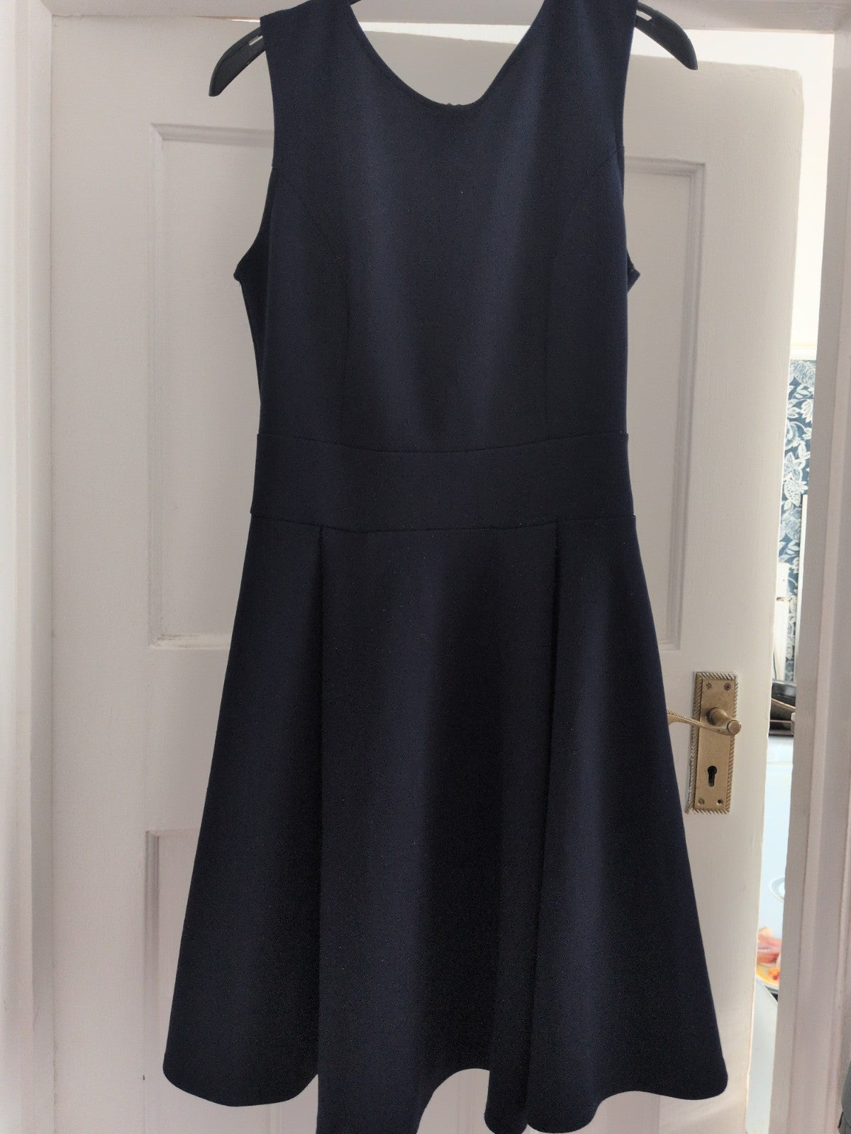 Vanessa Alexandra Medium Navy Sleeveless Dress