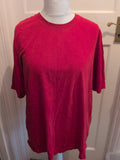 George 3XL Red Short Sleeve T-shirt