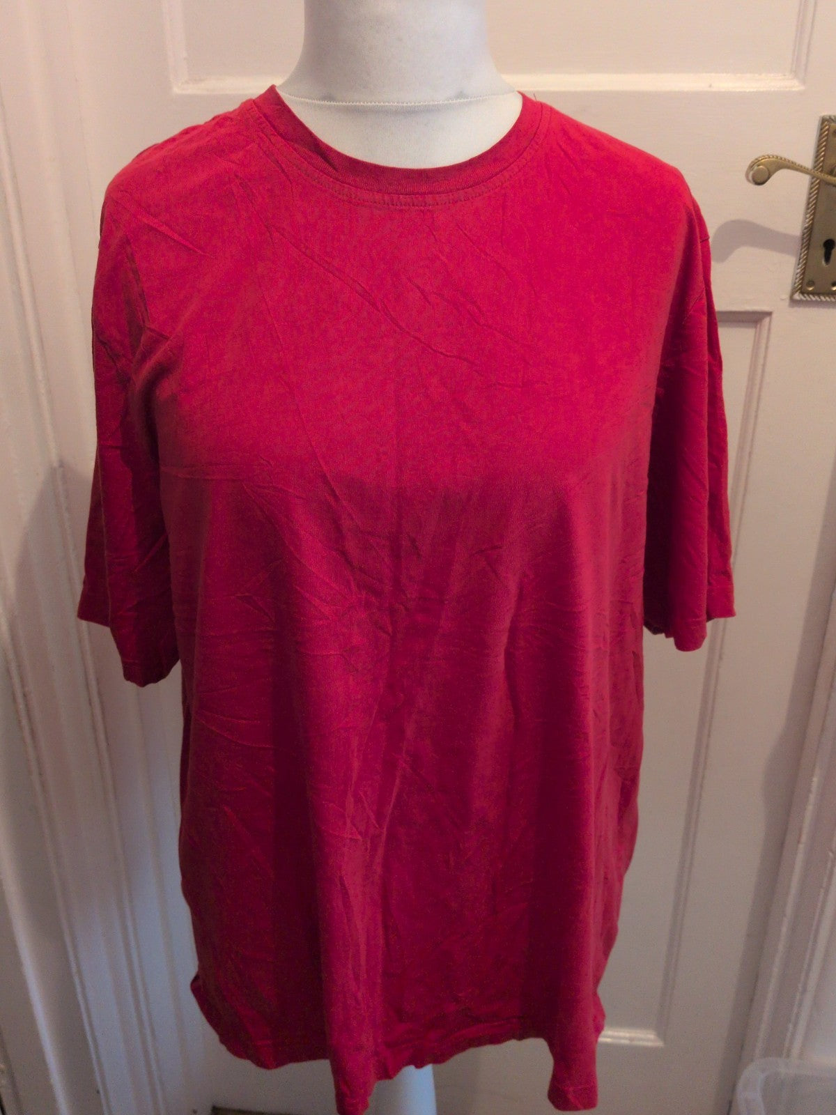 George 3XL Red Short Sleeve T-shirt