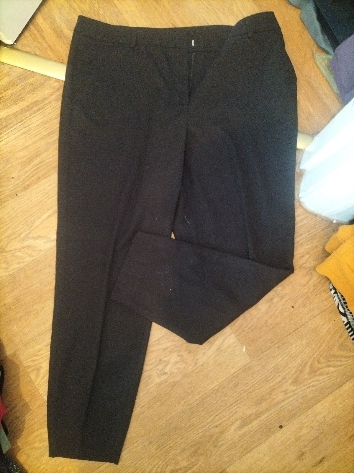 Ladies Tu Size 16s Black Smart Formal Trousers