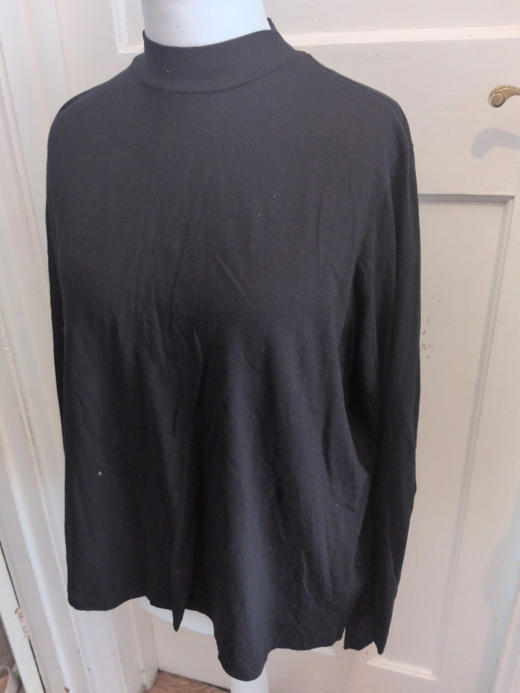 Next 22 Black Hi Neck Long Sleeve T-shirt