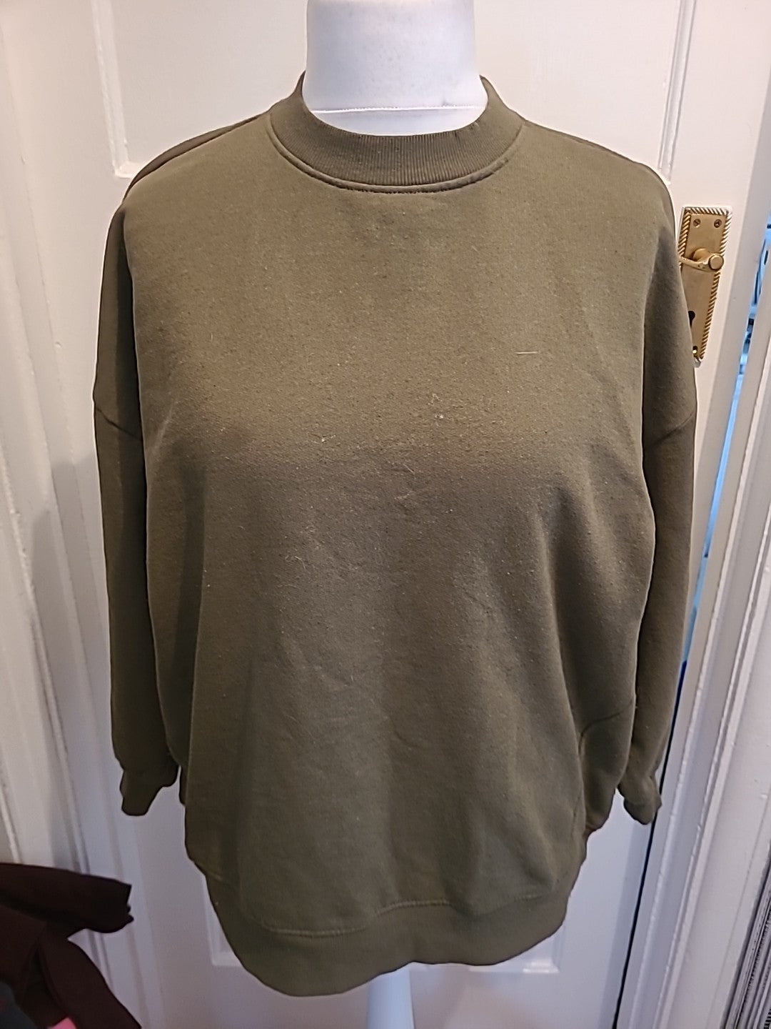 Ladies Primark Size Small 10-12 Green Pullover Jumper