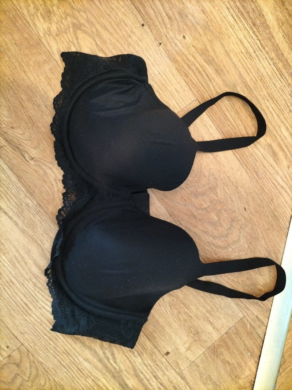 George 42DD Black Padded Wired Bra