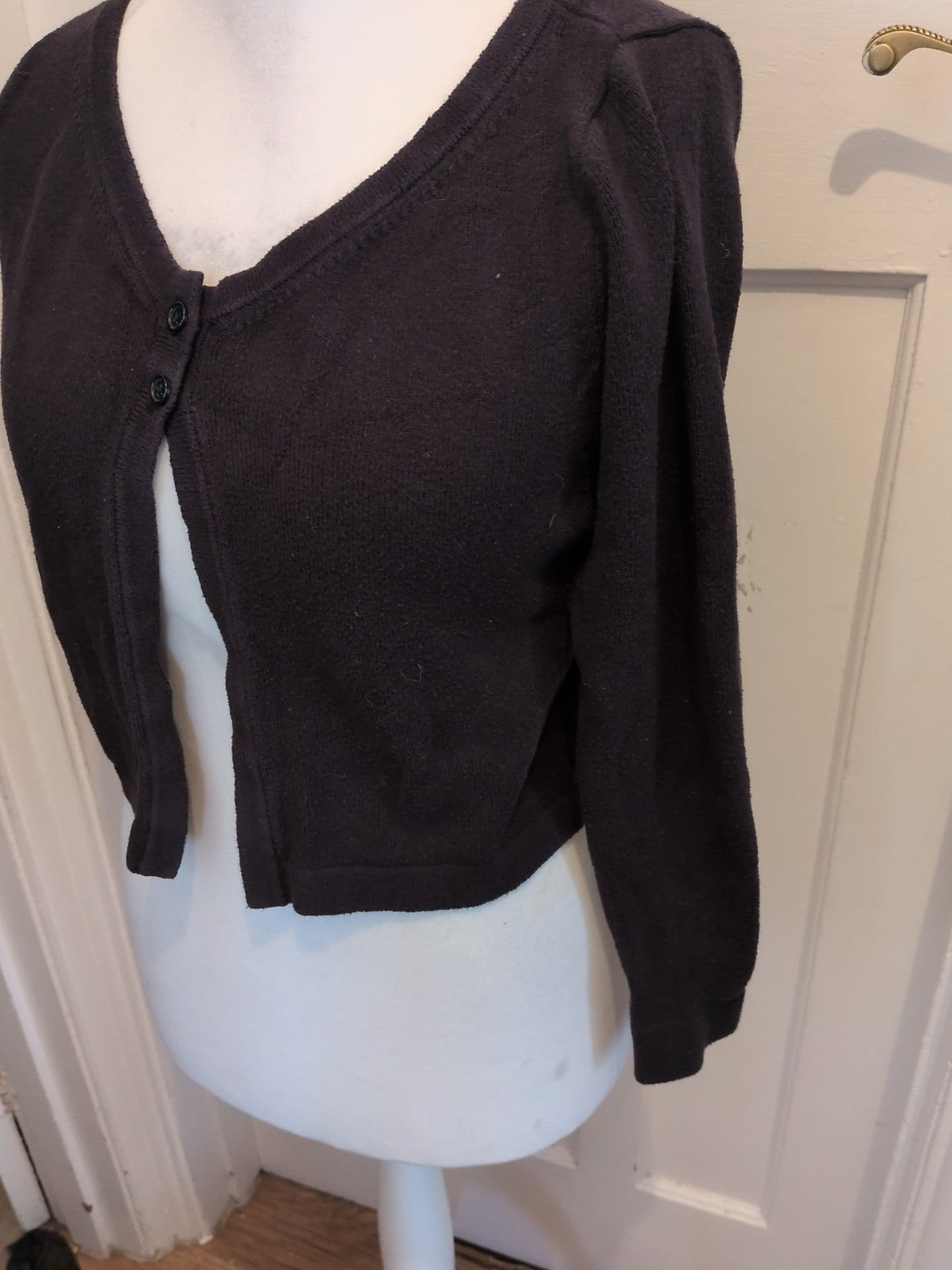 Social Tourist Medium Black Cardigan