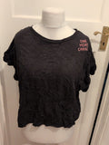 Primark Extra Large Black Short Sleeve One More Chance T-shirt