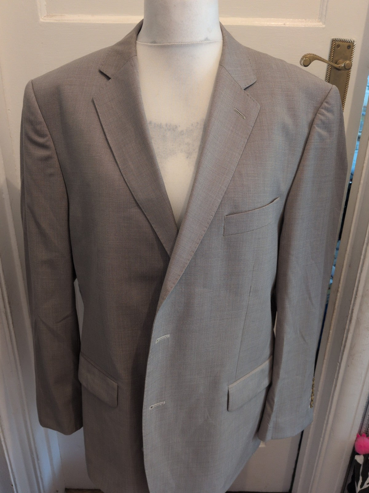 Mens Magee 46short Grey Suit Jacket