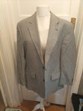 Mens BHS Size 42r Black Grey White Tuxedo Jacket
