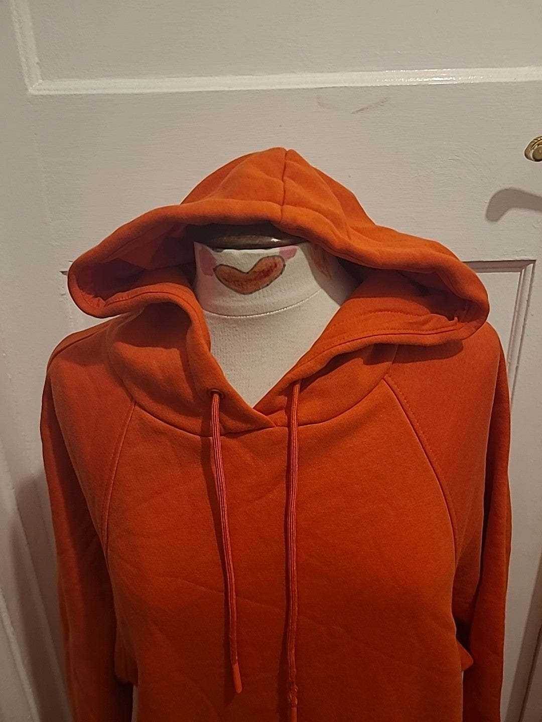 Mens H&M Size Medium(Looks Way Bigger) Orange Hoodie