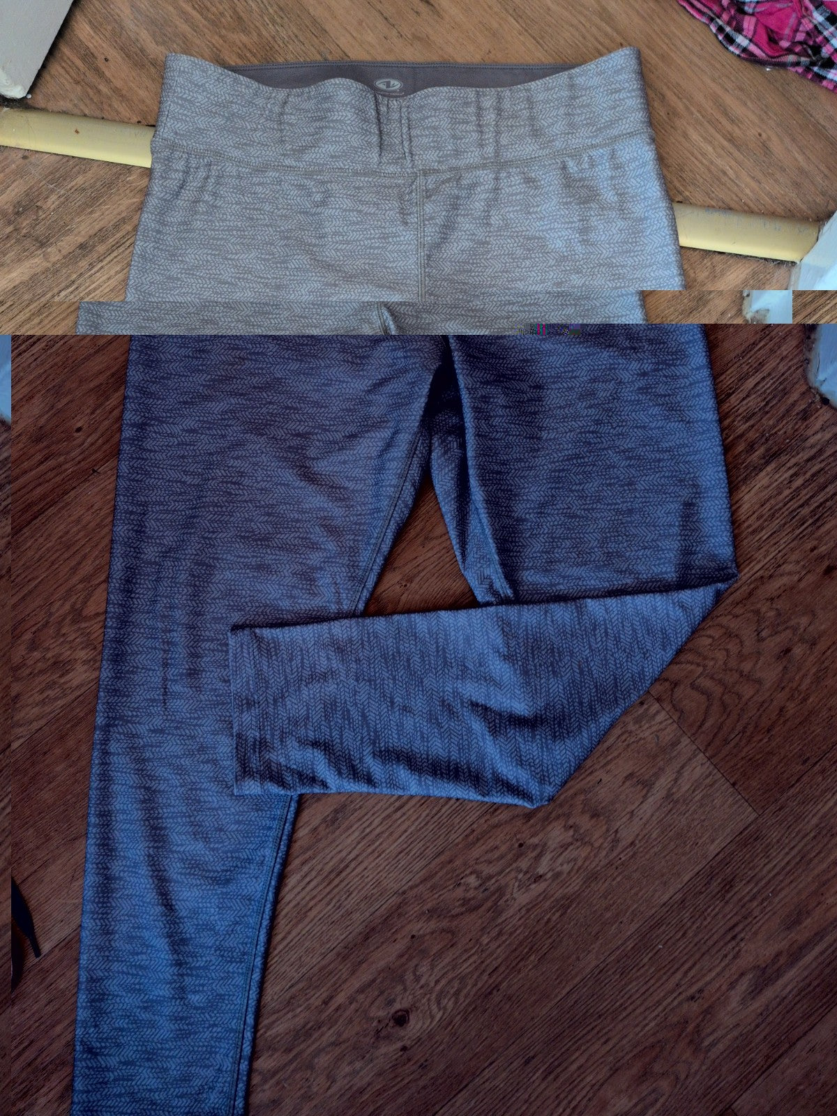 Athletic Works XL 20 Grey Patterned Sports Leggings
