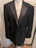 Marks And Spencer 44short Black Blazer Suit Jacket