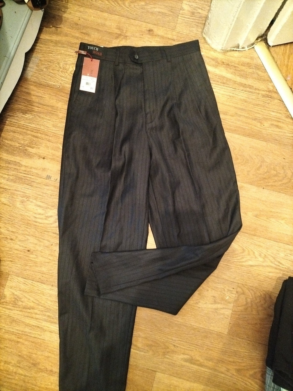 Brand New Mens Touch Road Size 29x30 Black Trousers