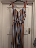 JCL Medium Multi Stripe Sleeveless Jumpsuit