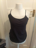 Ladies Primark Size 18/20 Navy Stretch Cami Set Of 2