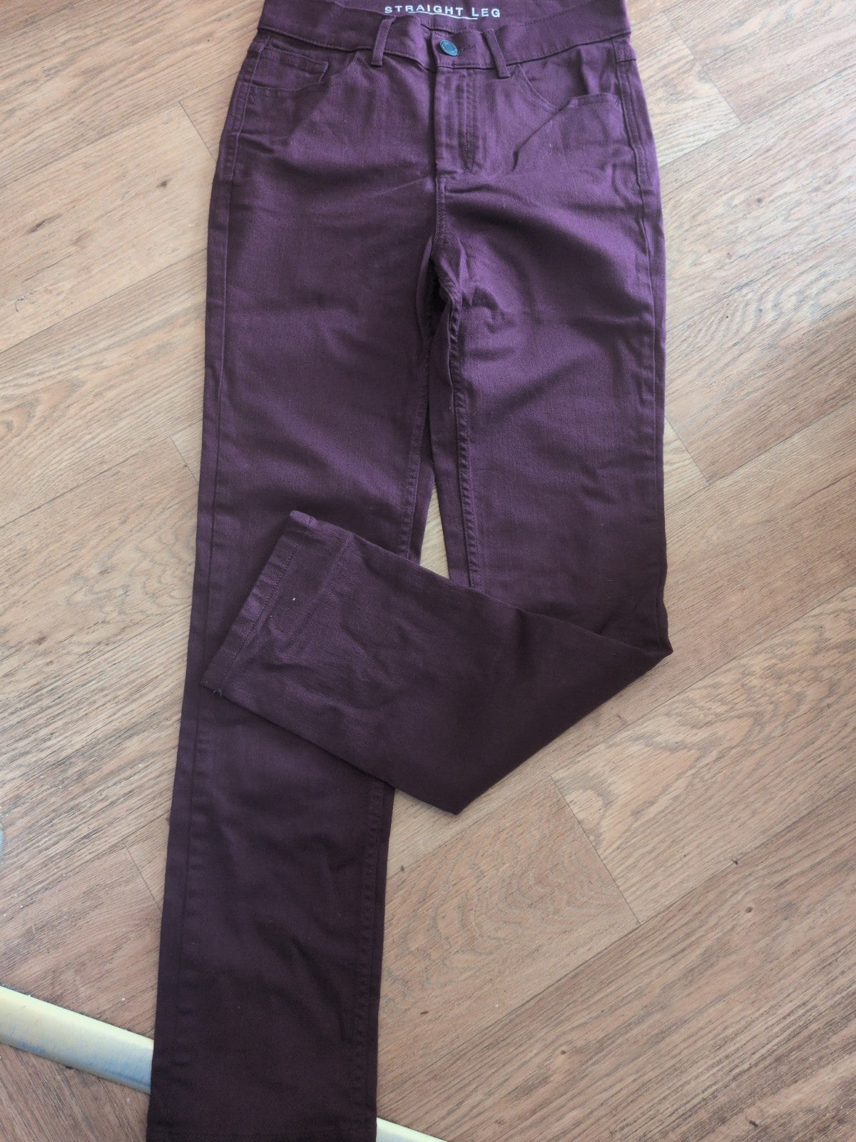 Marks And Spencer 8r Berry Straight Leg Jeans