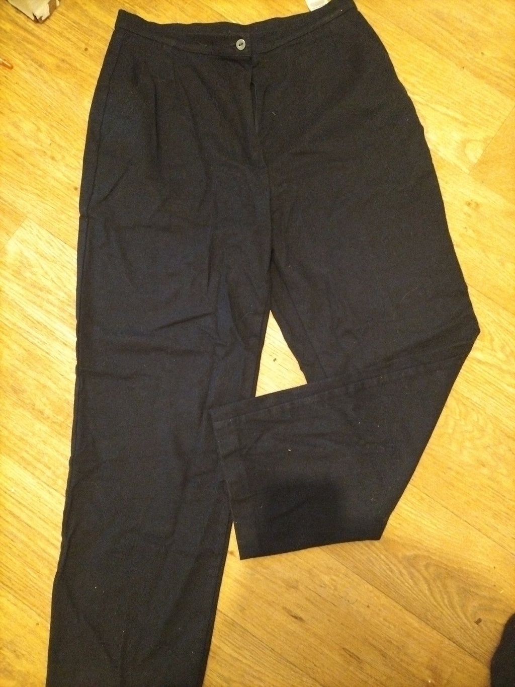 Ladies St Michael Size 14 Navy Trousers
