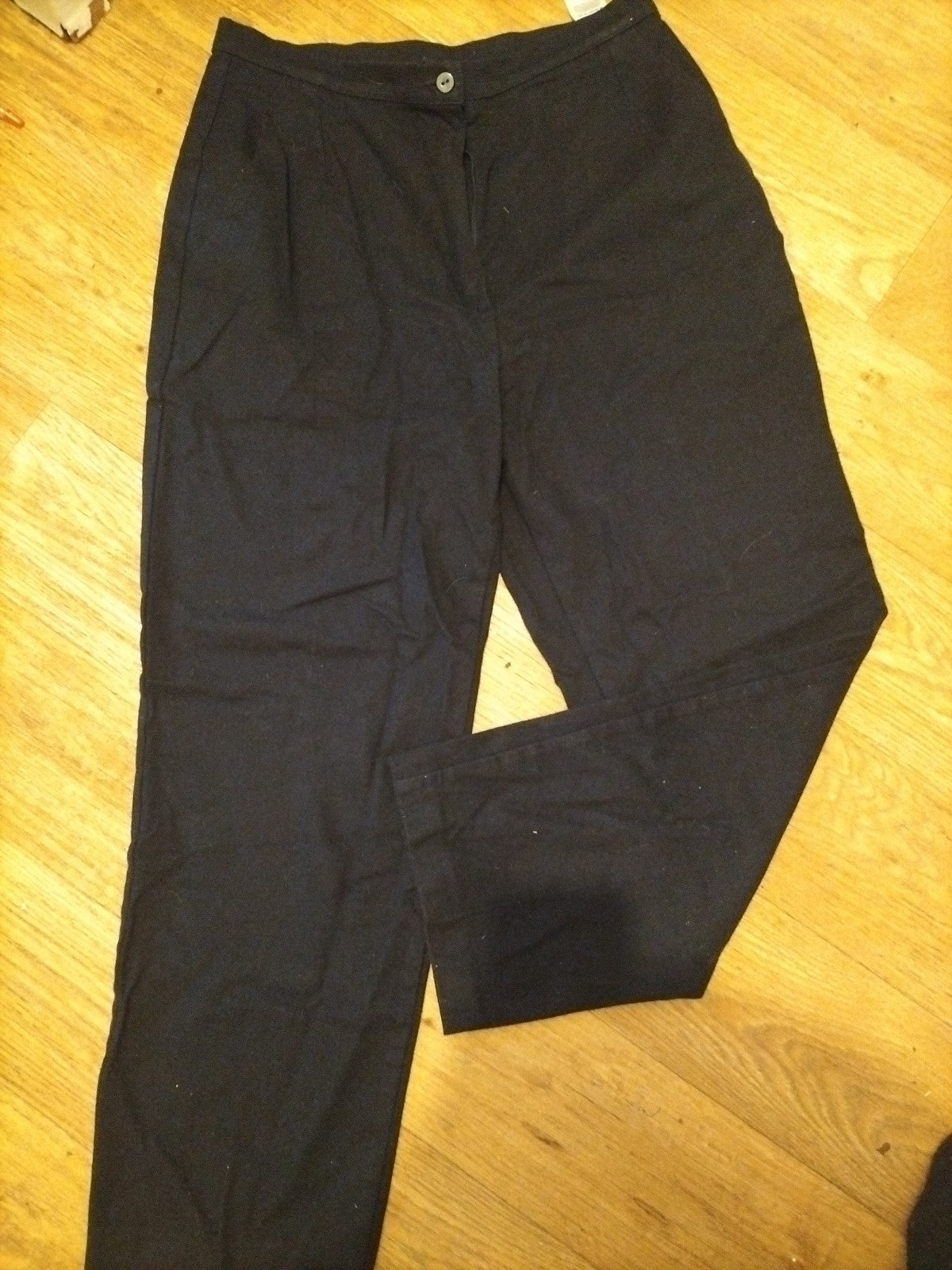 Ladies St Michael Size 14 Navy Trousers