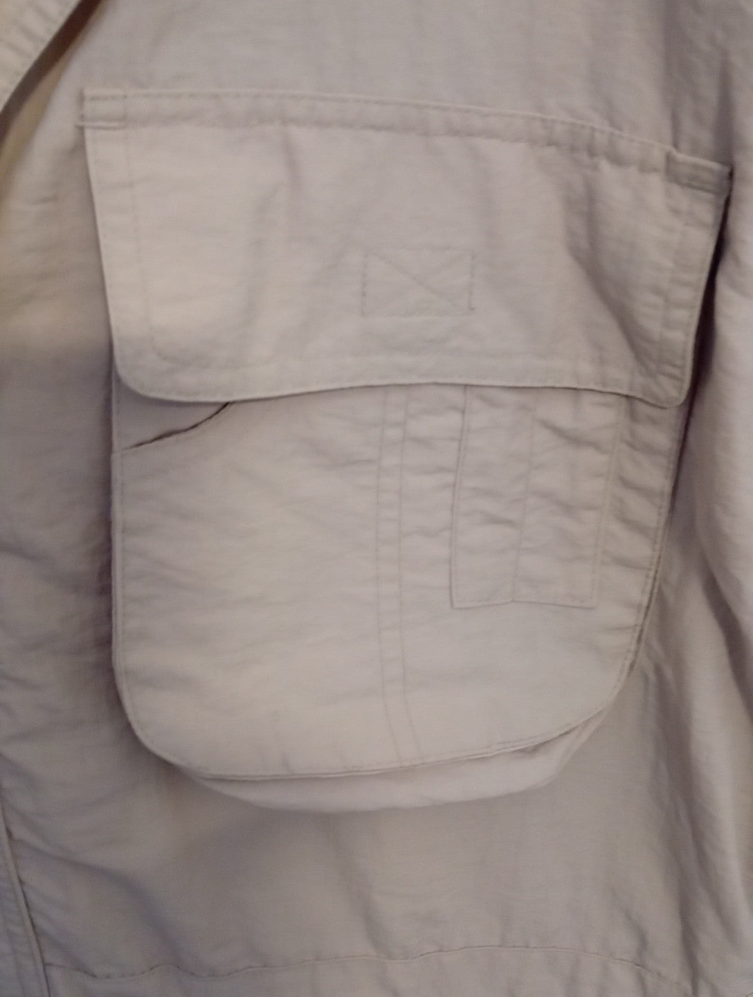 Mens Jacket Size XL K-WAY Beige