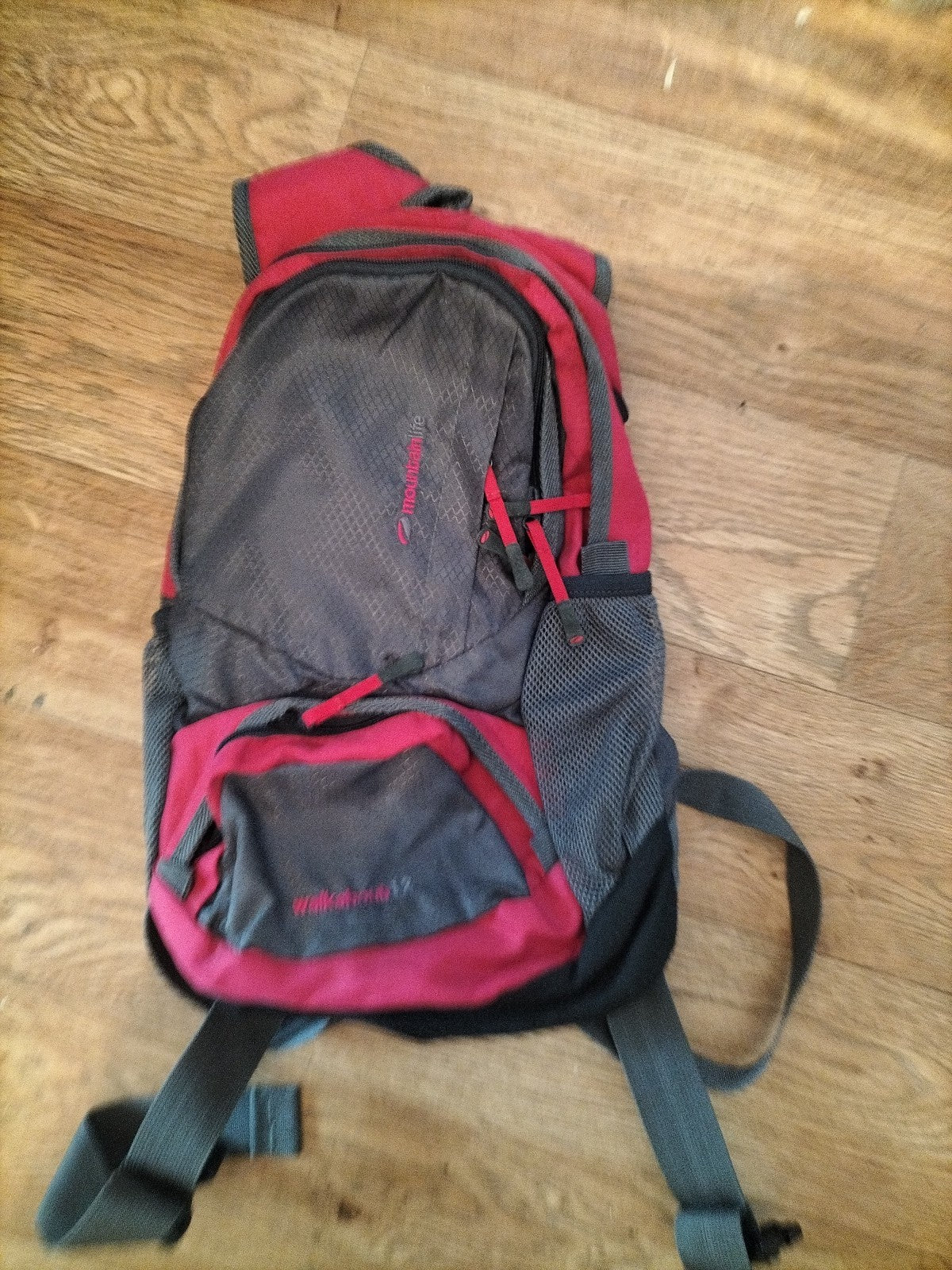 Ladies Mountain Kife Pink And Grey Ruck Sack