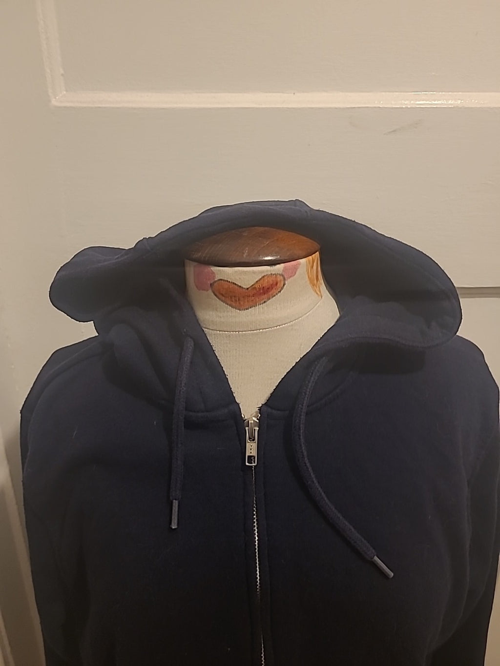 Mens George Size Medium Navy Zip Through Jacket