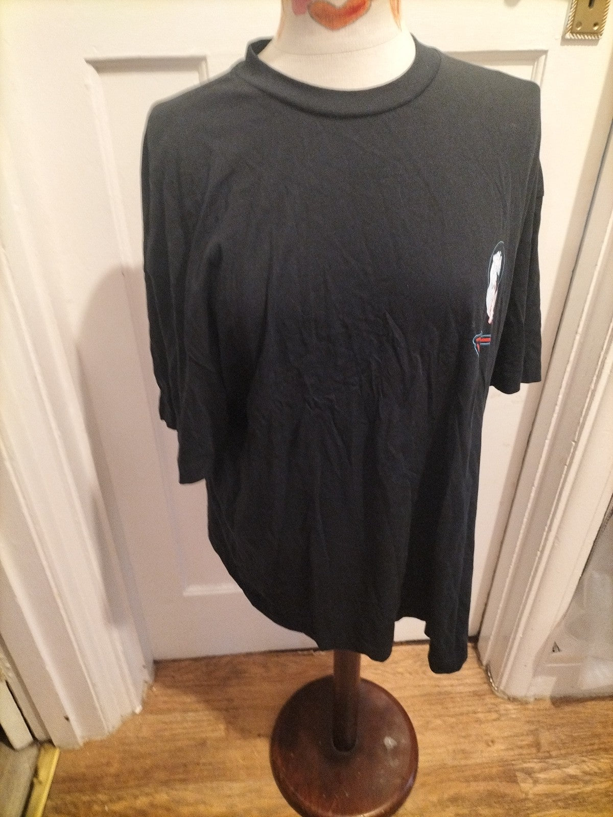 Mens Asos Size Medium Black "Chinese" Print Tshirt