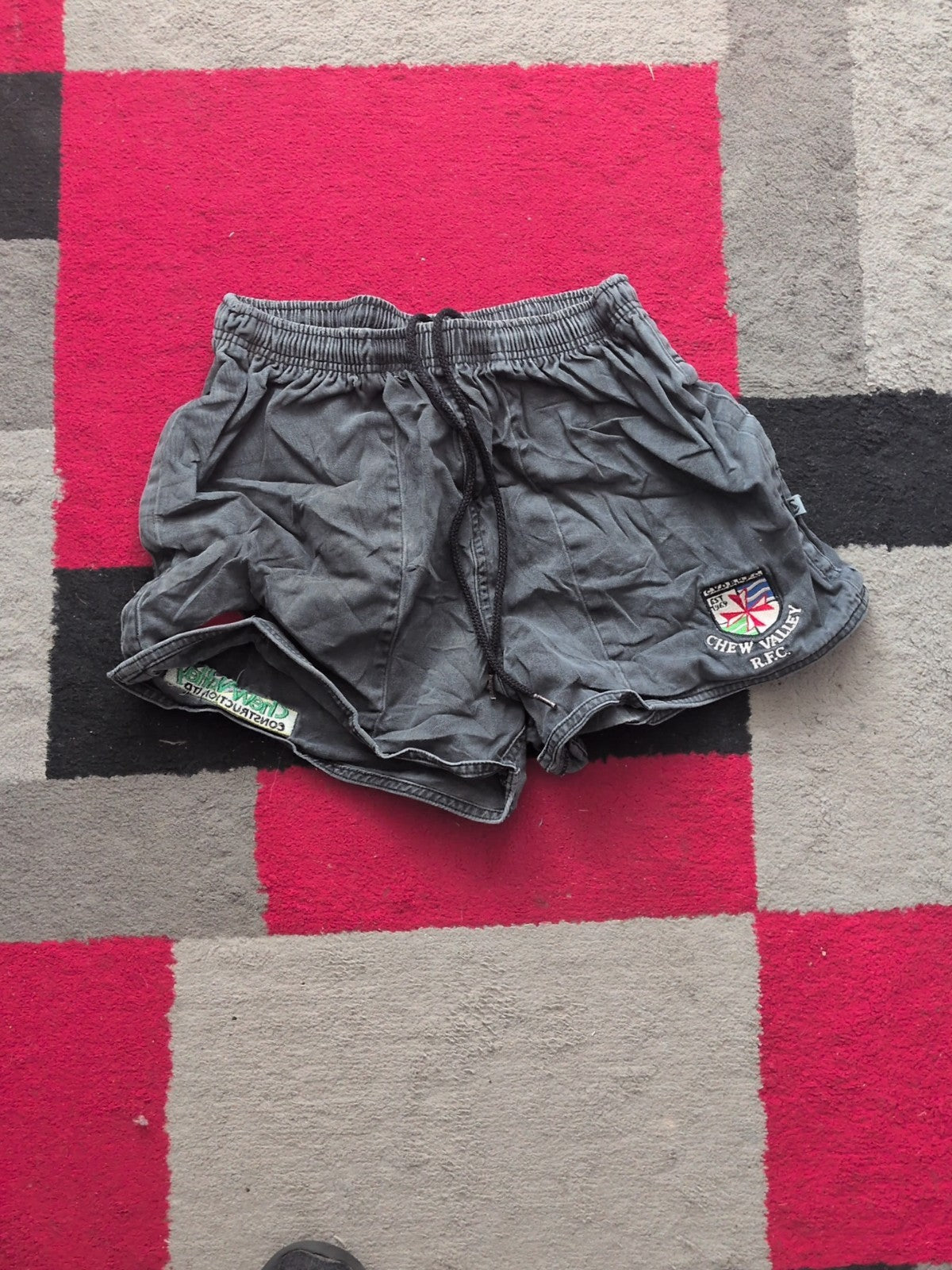 Samurai S/M Grey Denim Crew Valley Shorts