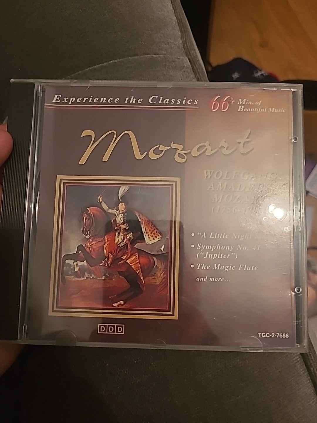 Experience The Classics Wolfgang Amadeus Mozart CD 1996 Free UK P&P Audio CD
