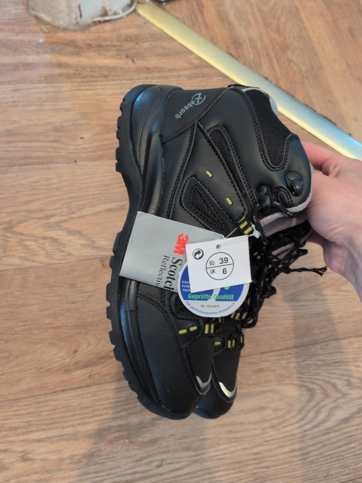 Brand New UK 6 Black Work Boots(No Steel Toe)