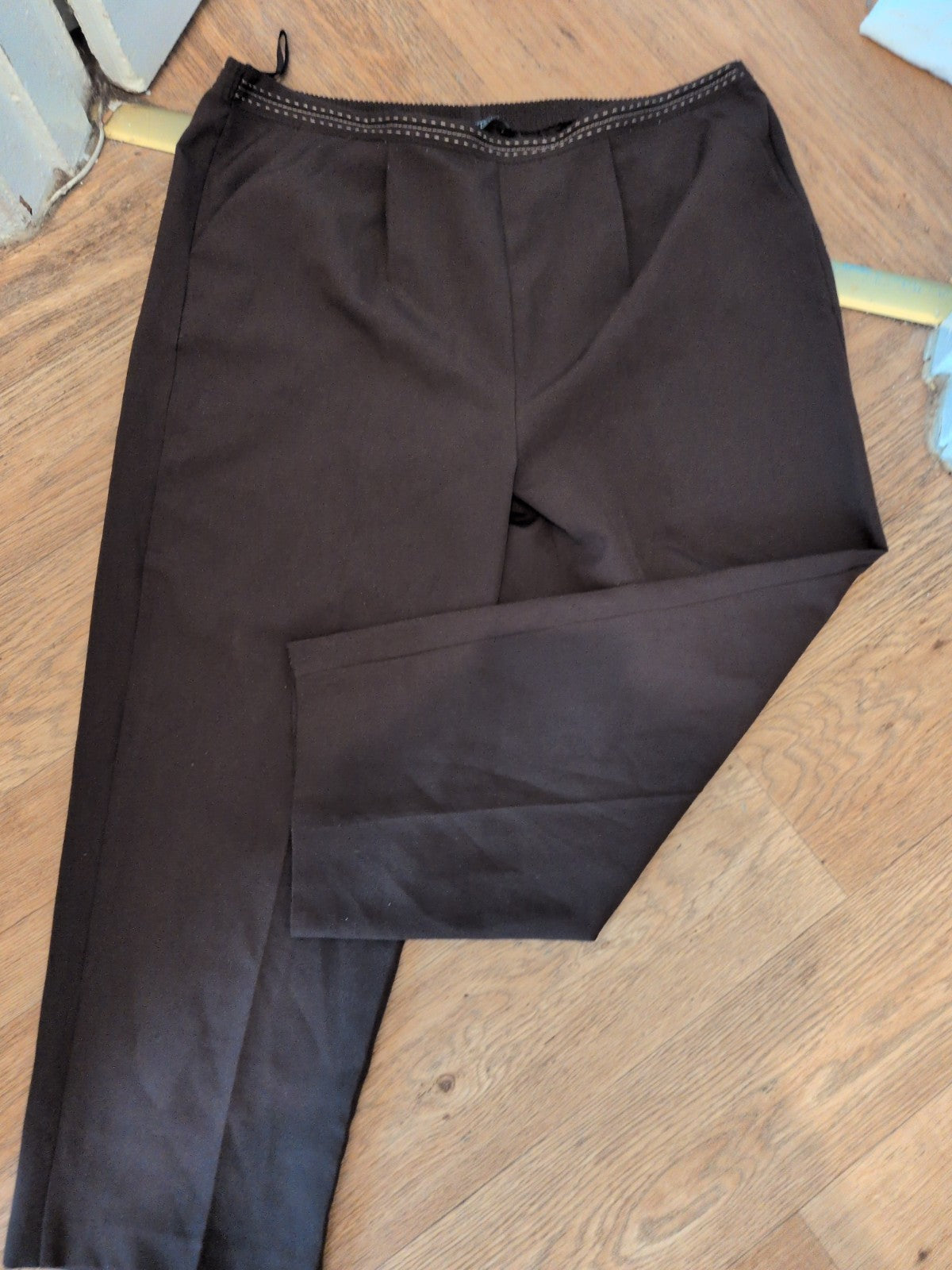 BM 18 Dark Brown Elasticated Trousers
