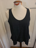 Ladies Store Twenty One Size 12 Black Sleeveless Blouse