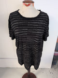 Pep&Co XL Black And Grey Short Sleeve T-shirt