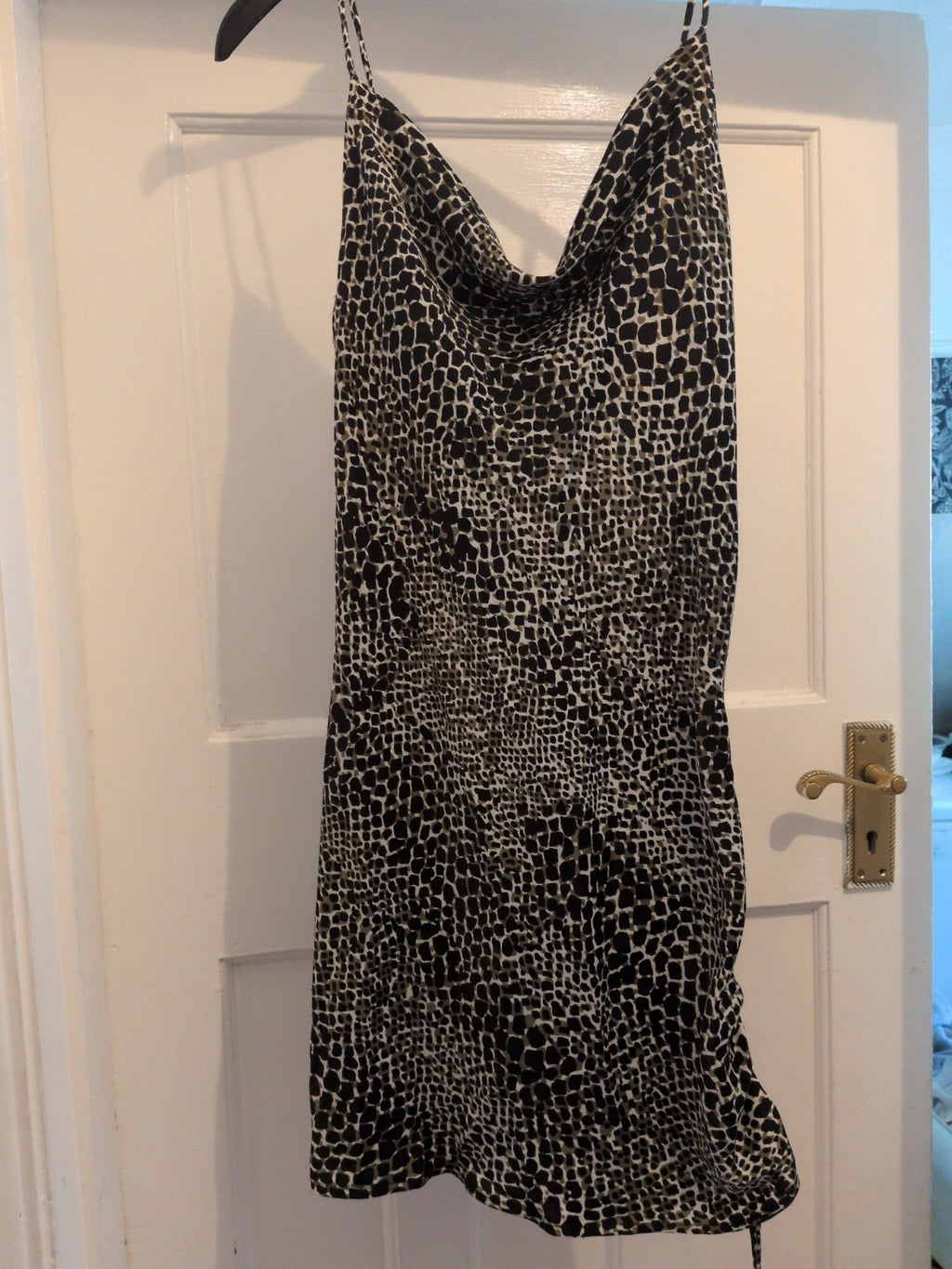 Topshop 6 Leopard Print Sleeveless Dress