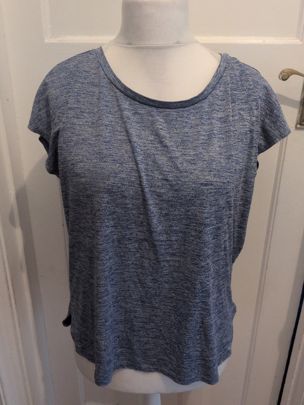 Souluxe Medium Blue Fleck Short Sleeve T-shirt