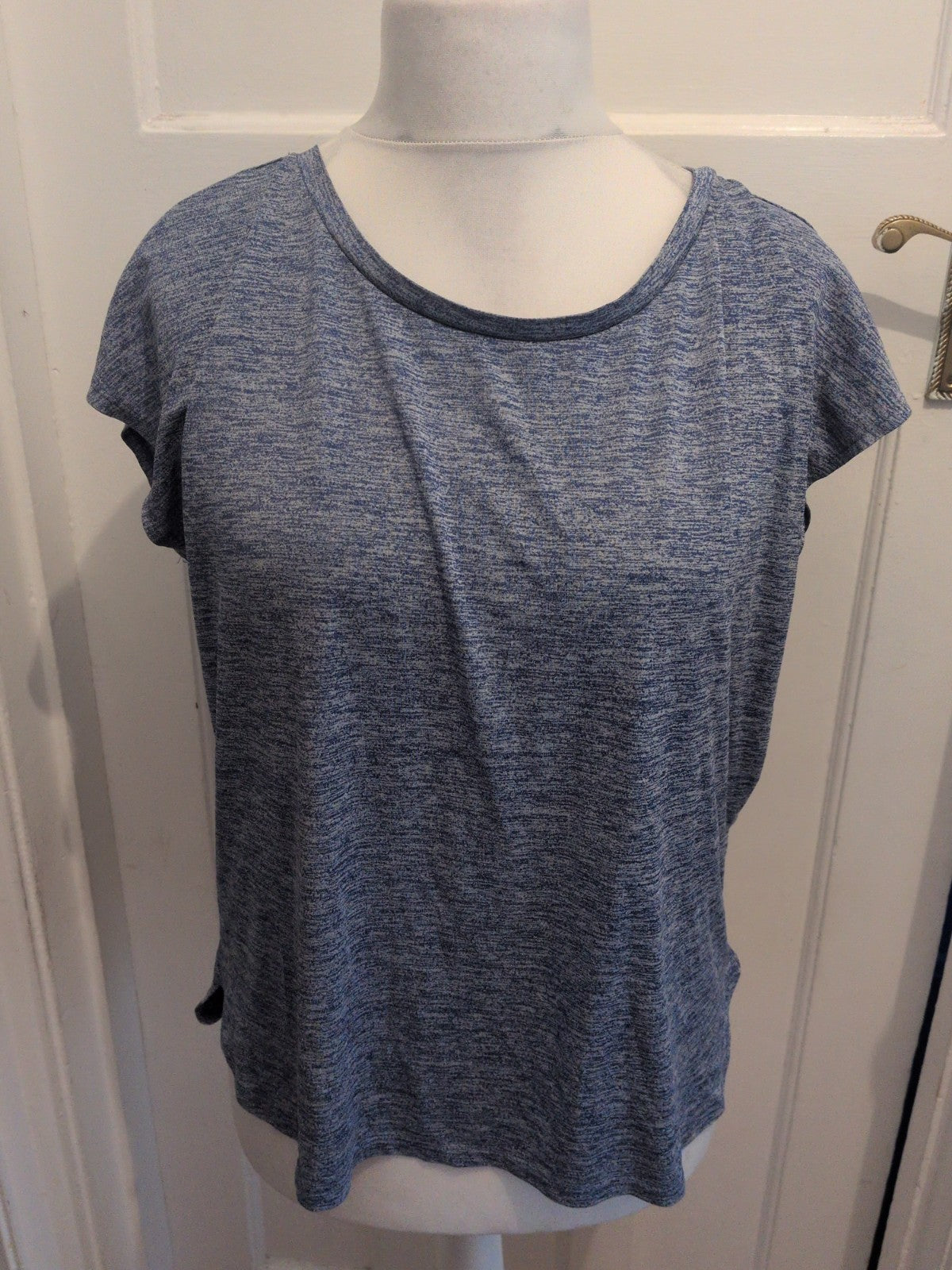 Souluxe Medium Blue Fleck Short Sleeve T-shirt