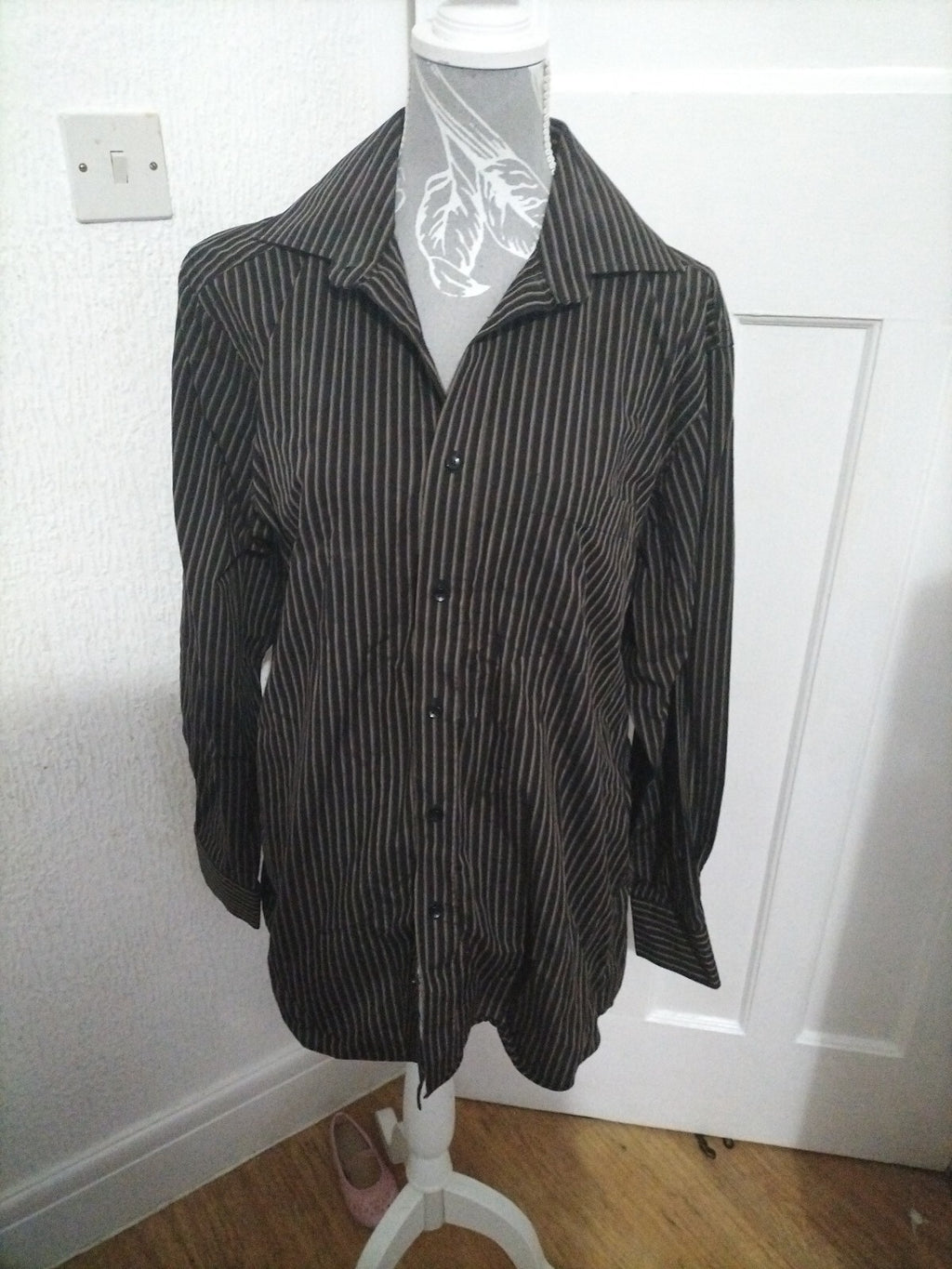 Mens George 16" Striped Shirt