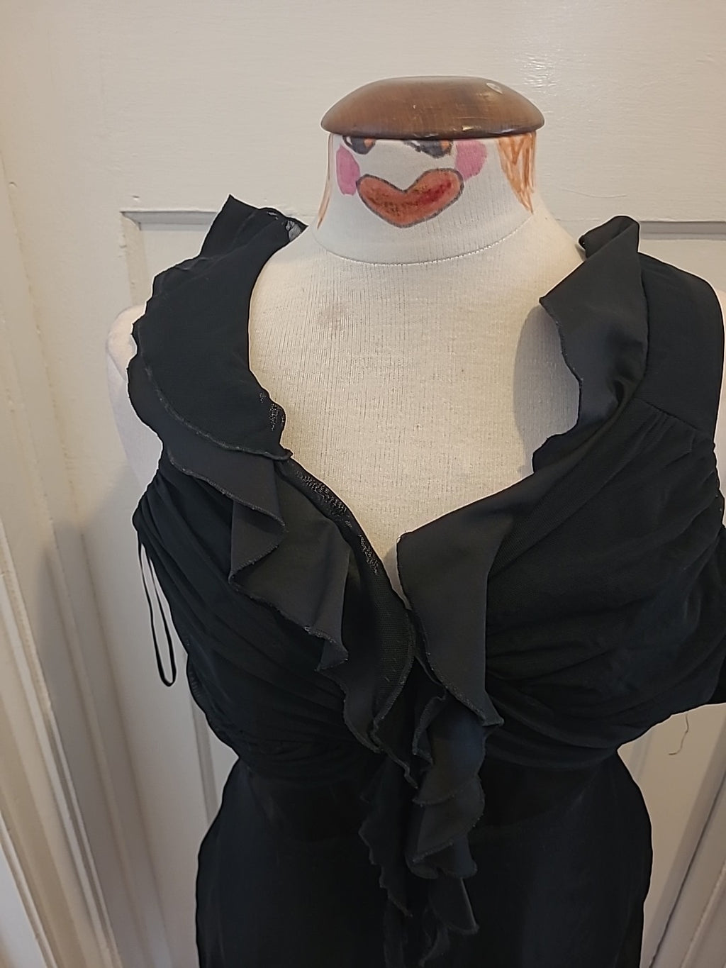 Ladies Next Size 8 Black Lined Sleeveless Pencil Dress