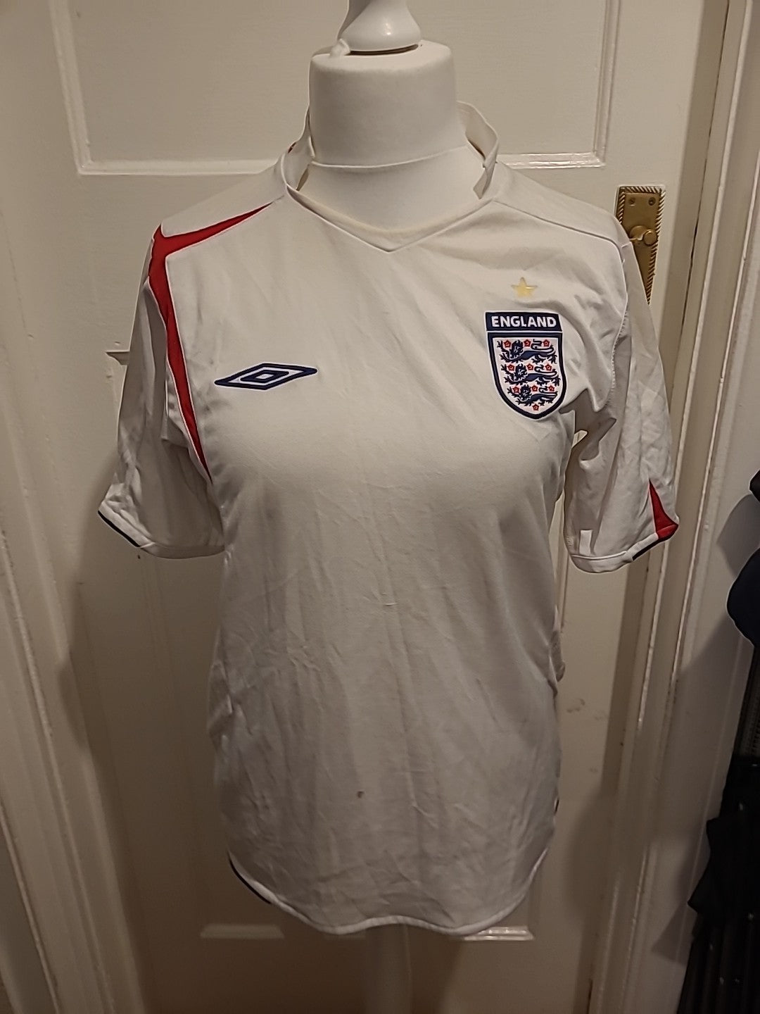 Mens Umbro Size Medium England Fc Shirt