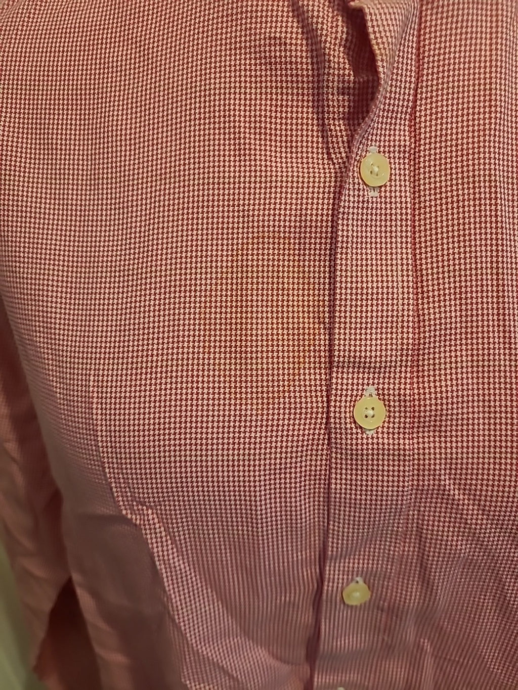 Mens Saville Row Size 17" Pink And White Extra Slim Fit Shirt