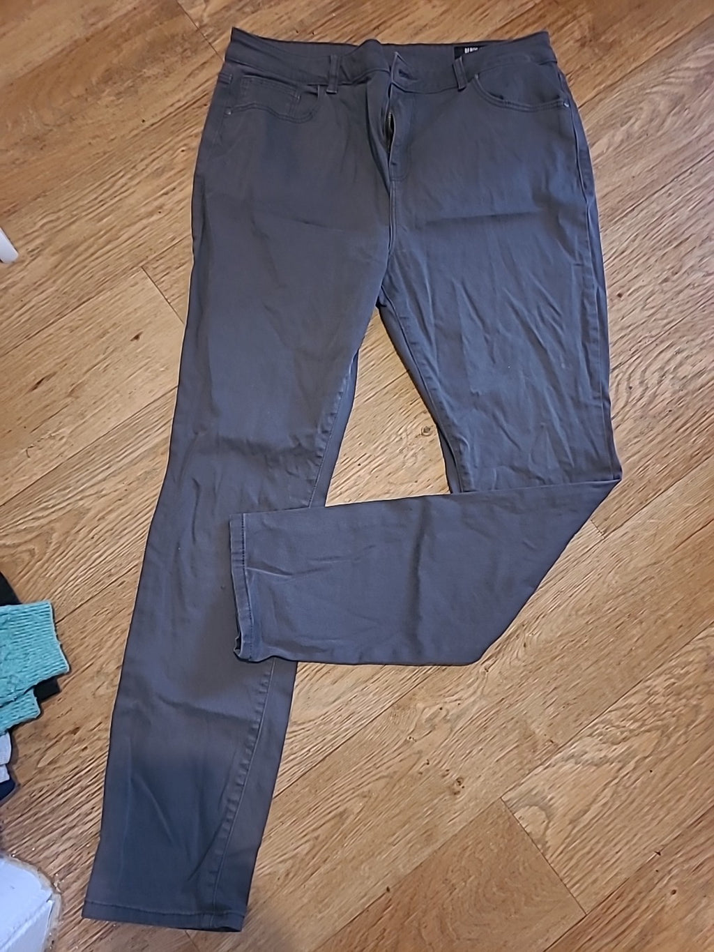 Ladies Tu Size 14R Grey Slim Jeans