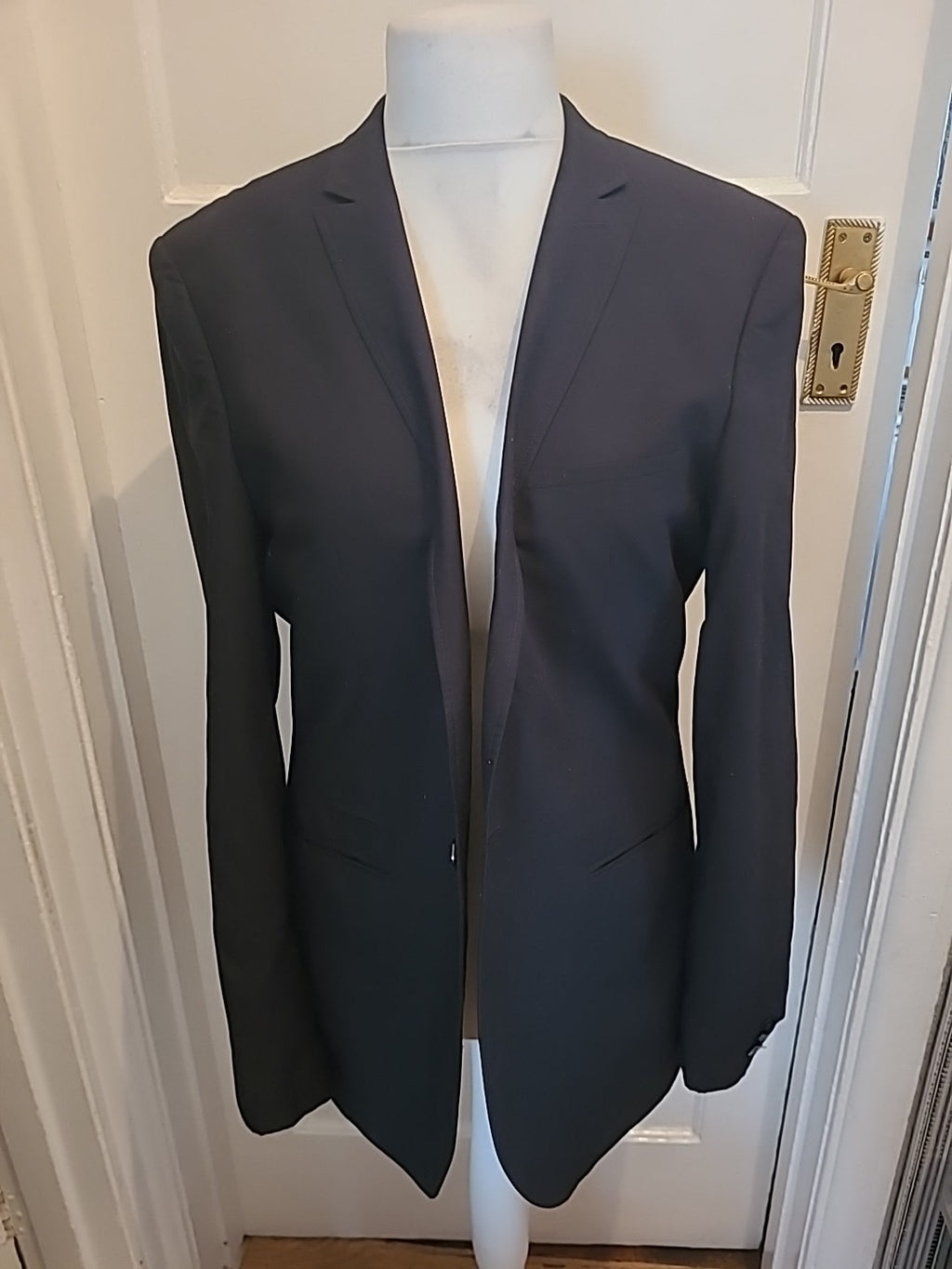 Mens Butler&Webb Size 42L Black Padded Lined Blazer