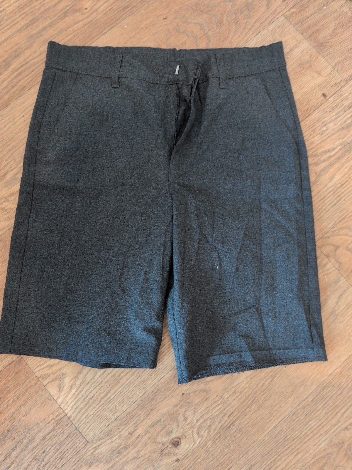 Boys Marks And Spencer 10-11 Years Grey School Shorts