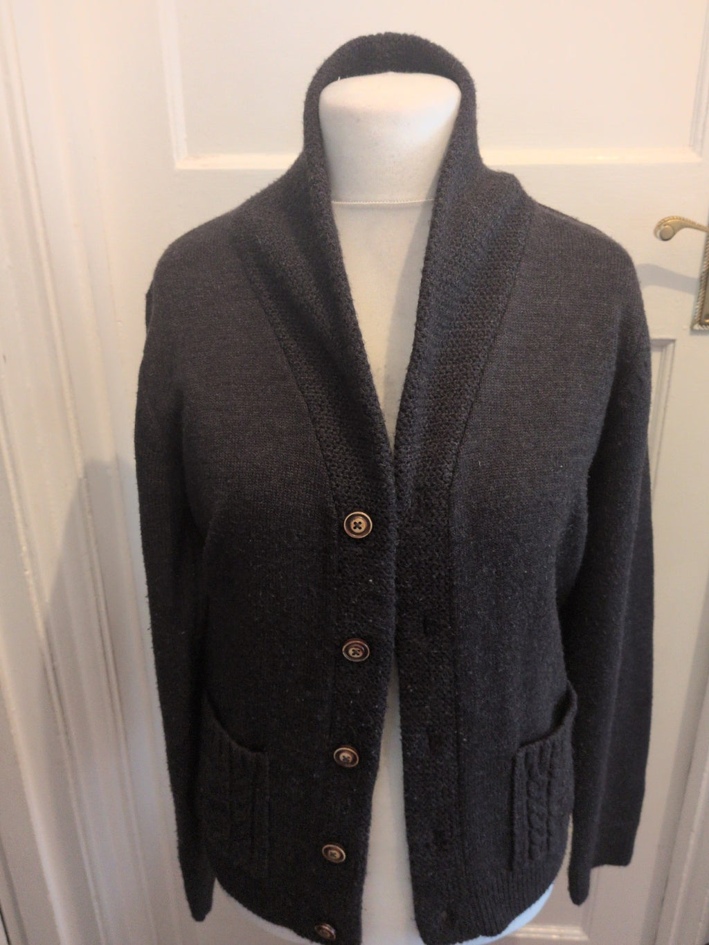 River Island Small Charcoal Buttoned Cardigan