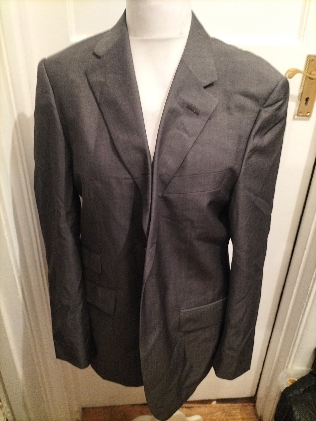 Mens Autograph Size 42M Grey Wool Suit Jacket