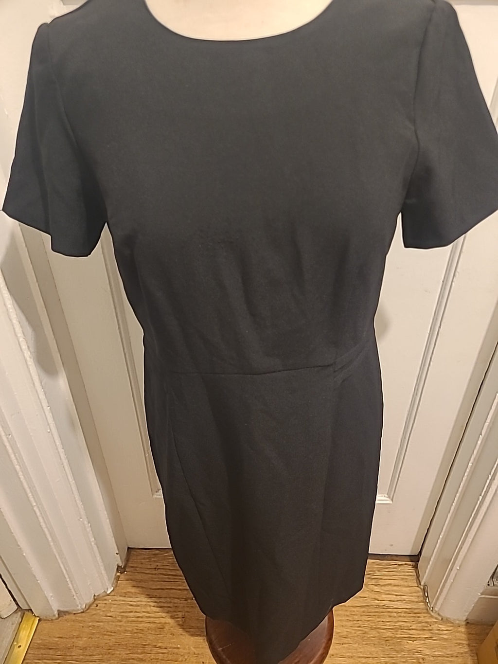 Ladies Papaya Collection Size 10 Black Short Sleeved A-Line Dress