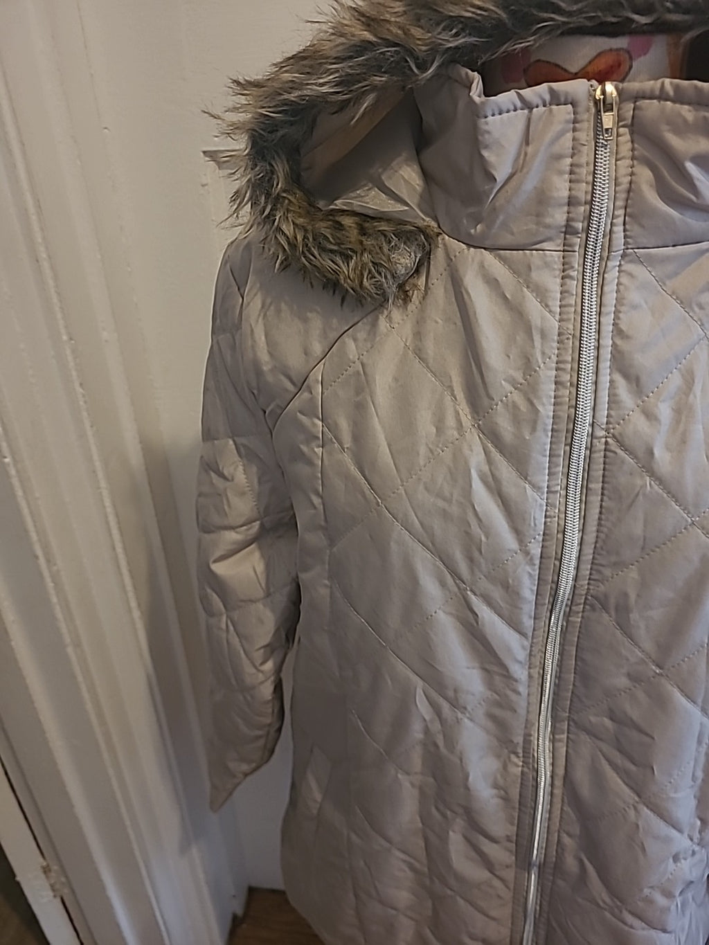 Ladies Anne De Lançay Size Medium Beige Coat