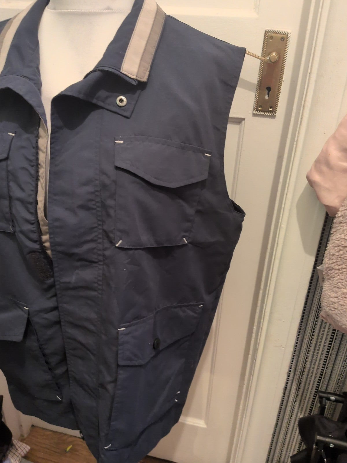 Premier Man 40/42 Navy Sleeveless Jacket