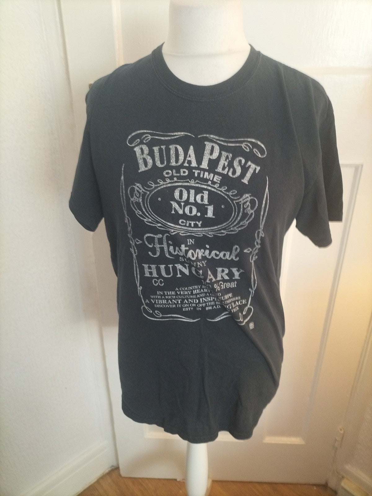 Mens Gildan Size M Budapest Short Sleeved Tshirt