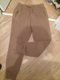 Easy Medium Brown Elasticated Jogger With Drawstring