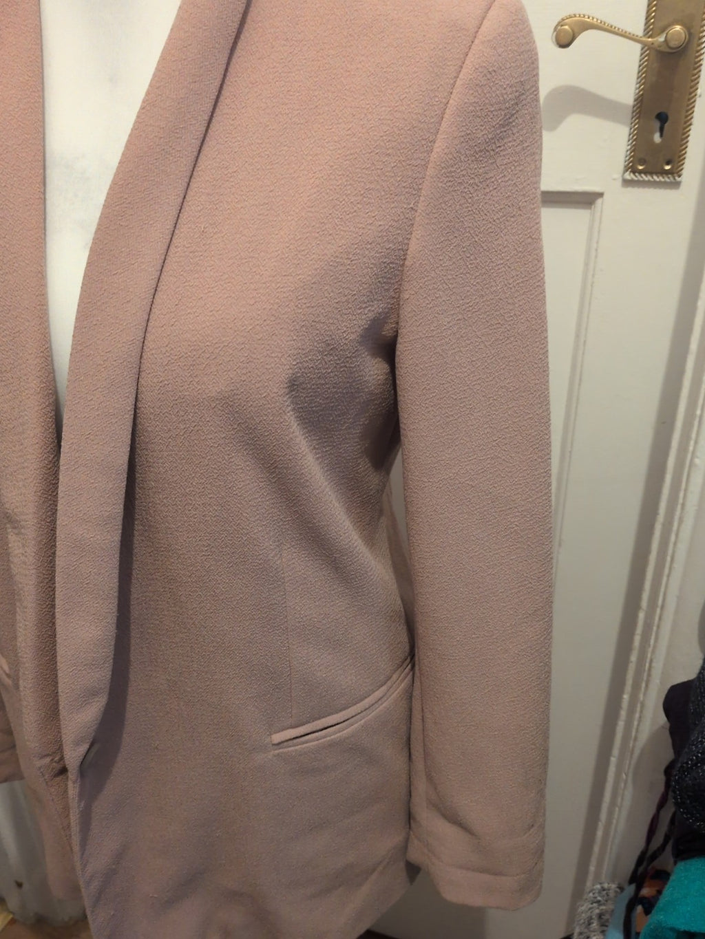 Ladies Wallis Size 14 Beige Lined Blazer
