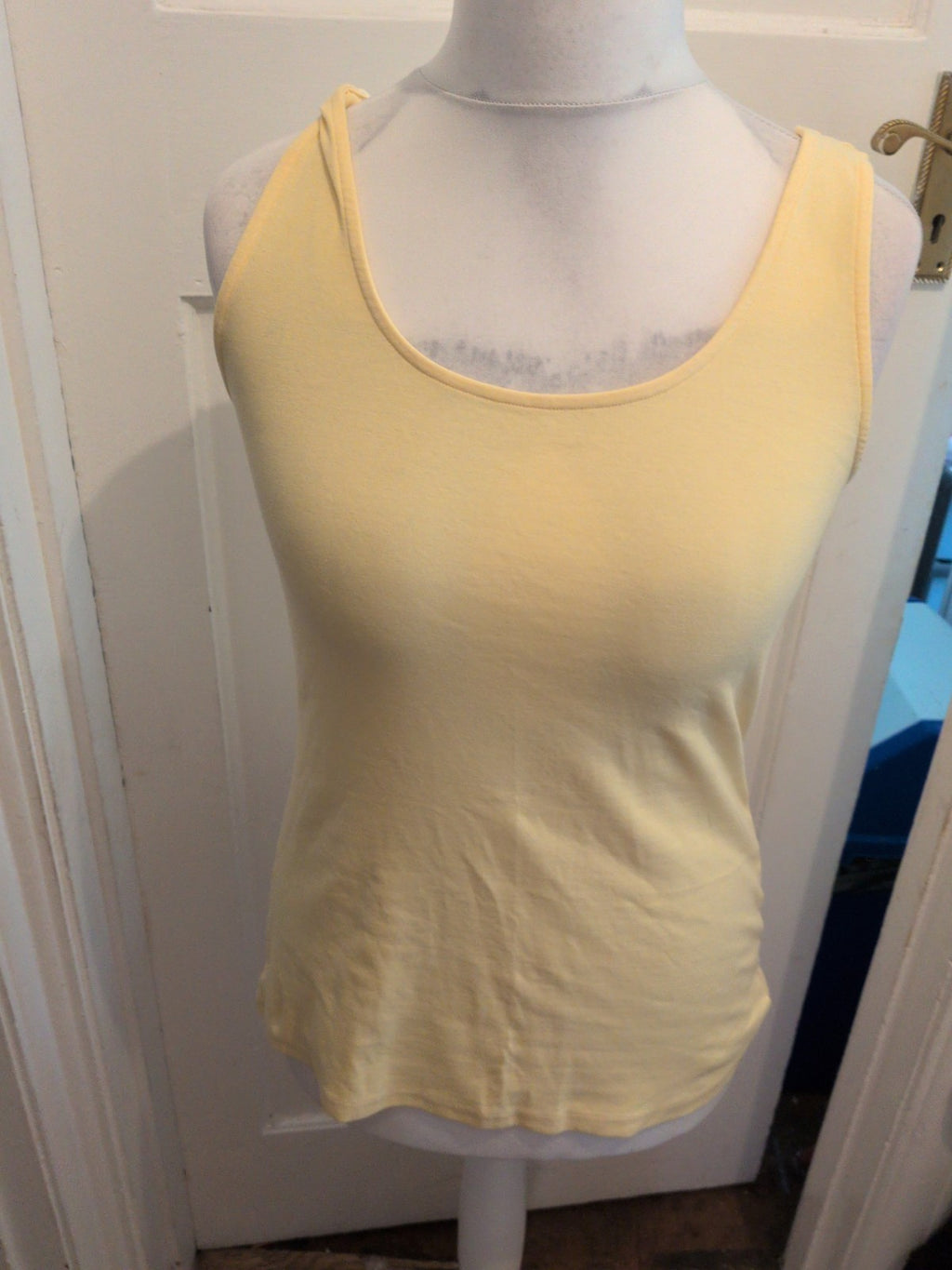 Nutmeg 16 The Vest Yellow Sleeveless T-shirt