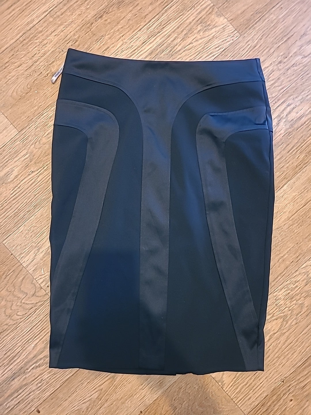 Ladies Warehouse Size 10 Black Lined Pencil Skirt
